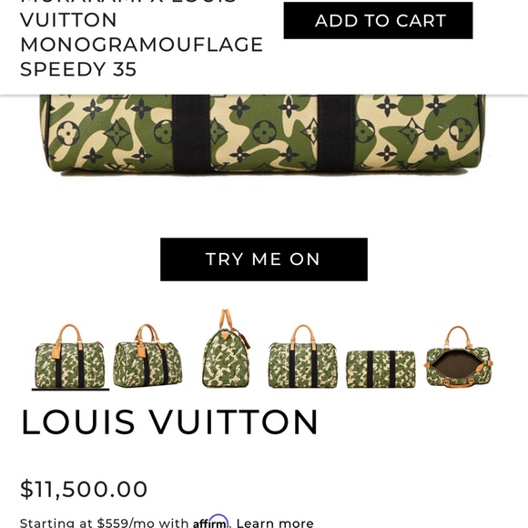 TAKASHI MURAKAMI X LOUIS VUITTON MONOGRAMOUFLAGE SPEEDY 35 - Picture 5 of 8